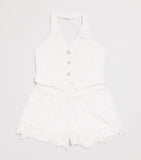 MARLO crocheted halterneck top for ages 2-16, imported from the UK