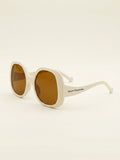 Gucci round sunglasses yellow tortoise brown - British product