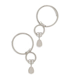Dolce&Gabbana Crystal Loop Earrings with glass drops, UK version