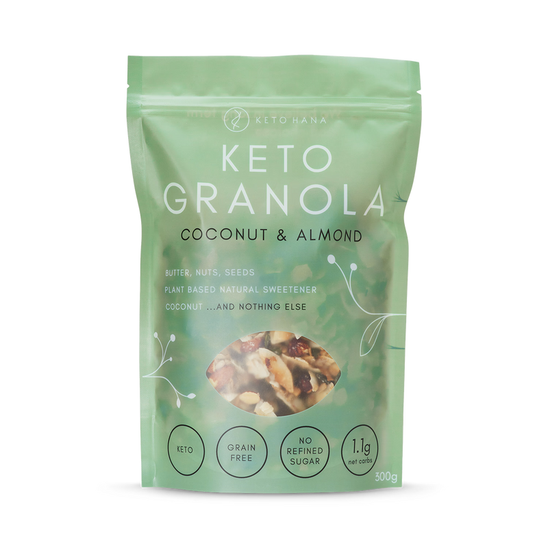Keto Hana granola coconut and almond 300g (British brand)