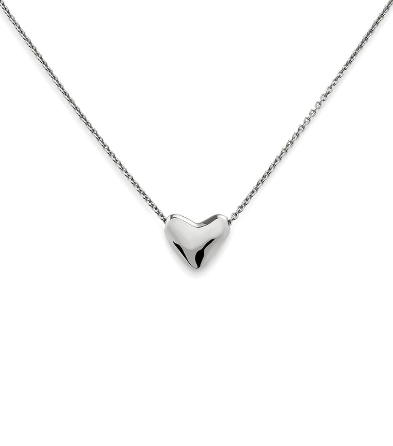 Monica Vinader sterling silver heart necklace, UK version