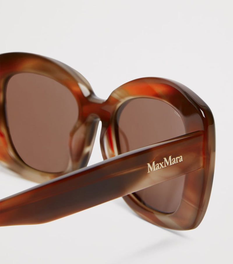 Max Mara oversized oval sunglasses, UK version