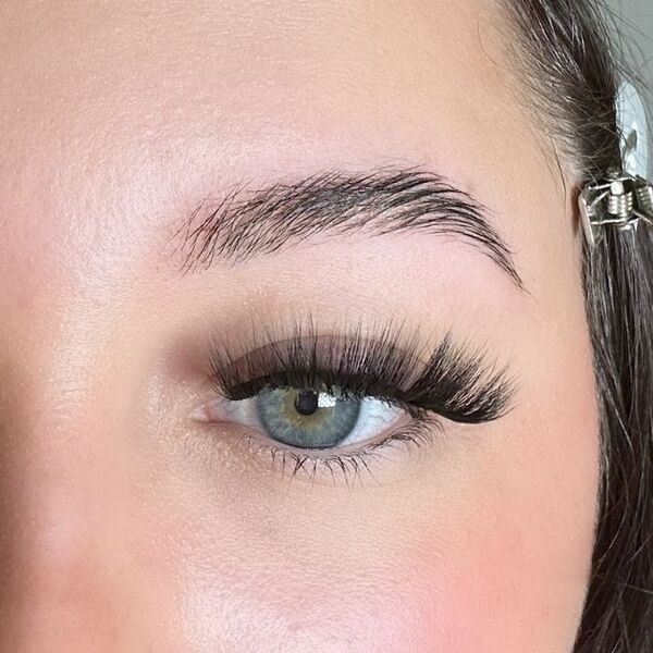 Space Baby Bubbles faux mink strip lashes (British brand)
