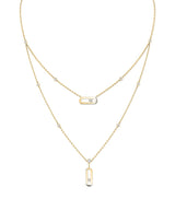 Harrods Messika Move Uno Yellow Gold and Diamond Necklace (0.30ct)- Buy online at McGrocer