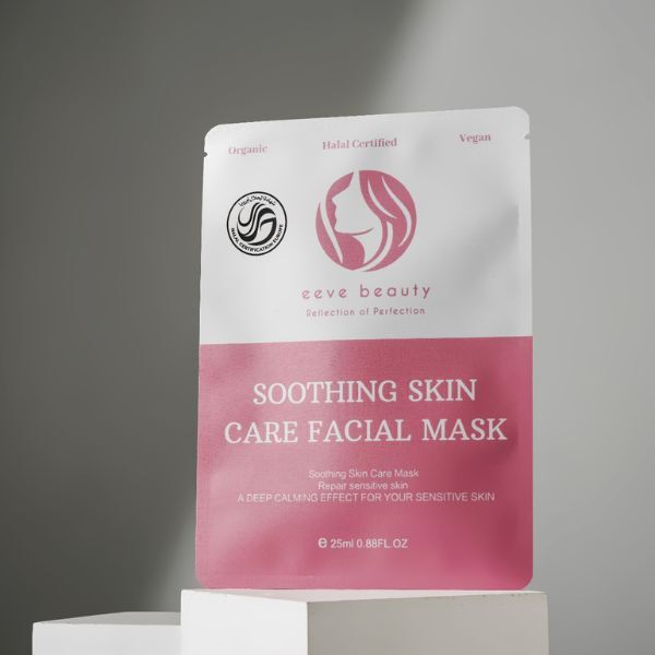 Eeve Beauty Soothing and Repairing Face Mask, vegan and halal, UK version