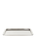 Greggio silver plated Georgian rectangular tray with handles 41cm x 30cm, UK version