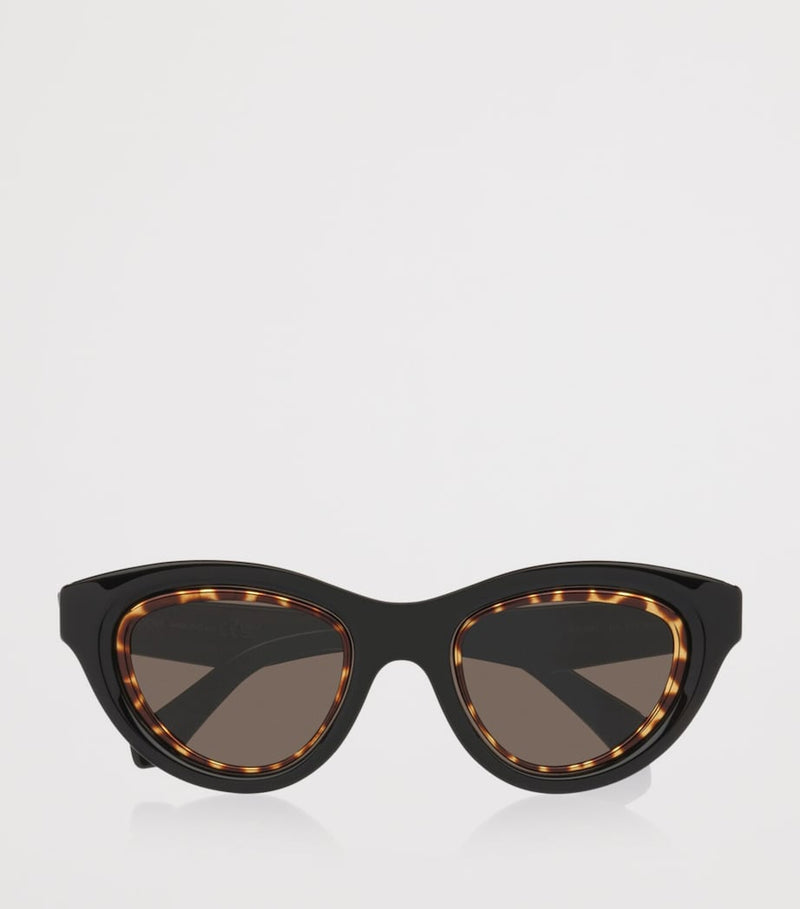 LOEWE Mini Anagram cat eye tortoiseshell sunglasses (British brand)