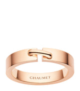Harrods Chaumet Liens de Évidence Rose Gold Wedding Ring- Buy online at McGrocer