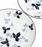 Wedgwood Wild Strawberry Inky Blue teacup and saucer set of 2 (British brand)