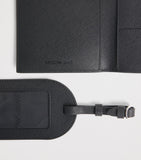 Emporio Armani leather passport holder and tag set - British product