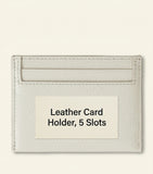 Mulberry grained leather card holder with foil embossed logo (British brand)