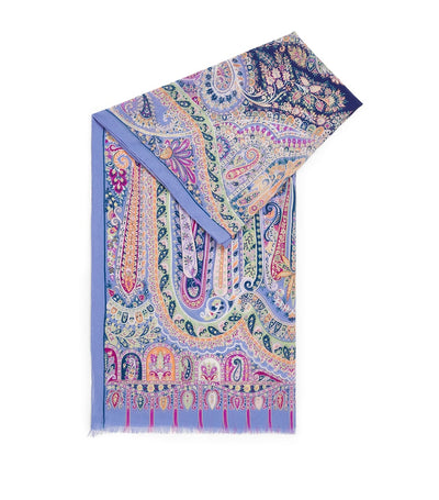 Harrods Etro Silk Paisley Scarf 70cm x 170cm- Buy online at McGrocer