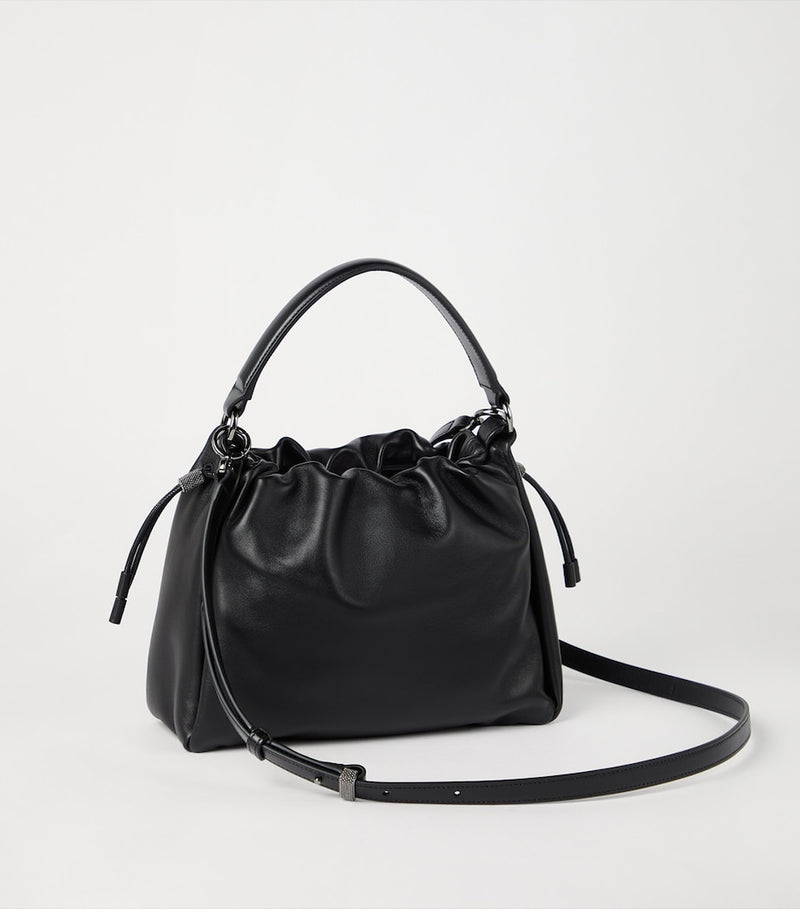 Brunello Cucinelli Mellow small bucket bag (British brand)