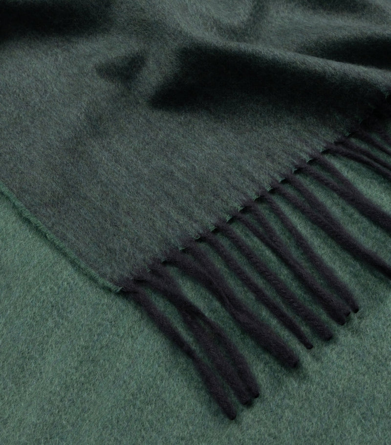 Begg x Co reversible cashmere Arran throw 147x183cm, imported from the UK
