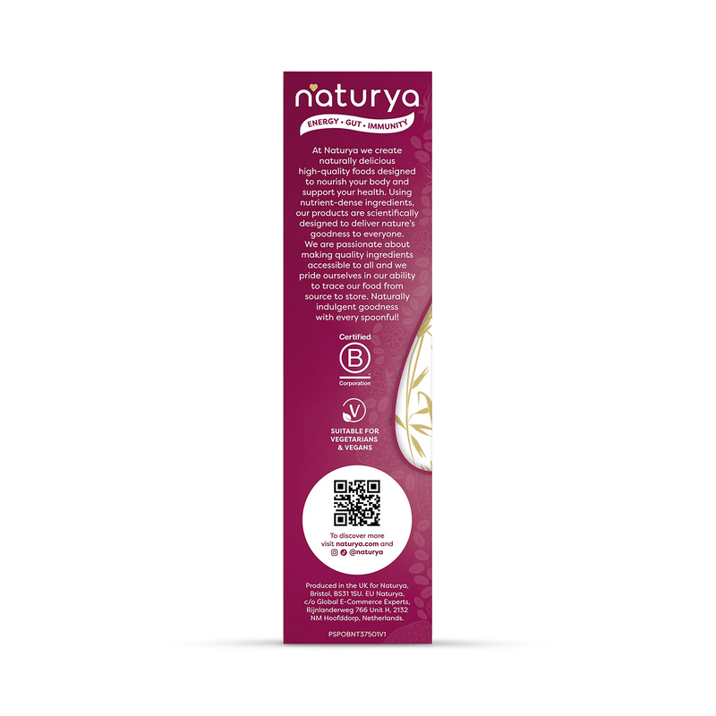 Naturya porridge Strawberry & Acai 375g, imported from the UK