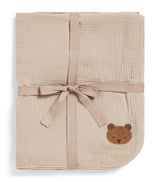 Harrods Donsje Muslin Embroidered Ploekie Baby Blanket- Buy online at McGrocer