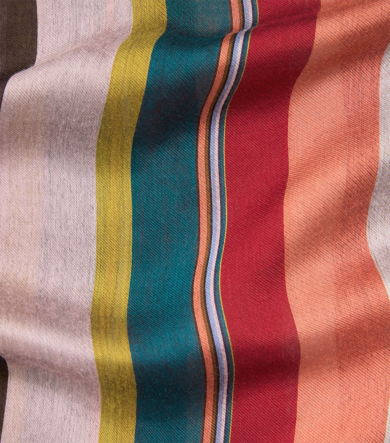 Paul Smith Signature Stripe Block scarf 46x185cm - British product