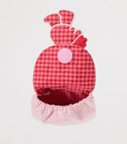 Miki House Chieco Saku cotton-blend backpack gingham - British product