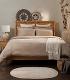 Hamam Jacquard Astra super king duvet cover 260cm x 240cm - British product