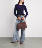 Sandro Paris suede handbag Le Grand Bazaar (British brand)