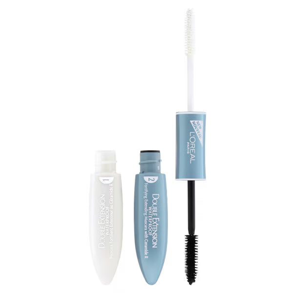 L'Oréal Paris Double Extension Waterproof Mascara Black, imported from the UK