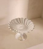 Soho Home silver-plated footed platter H17cm, imported from the UK