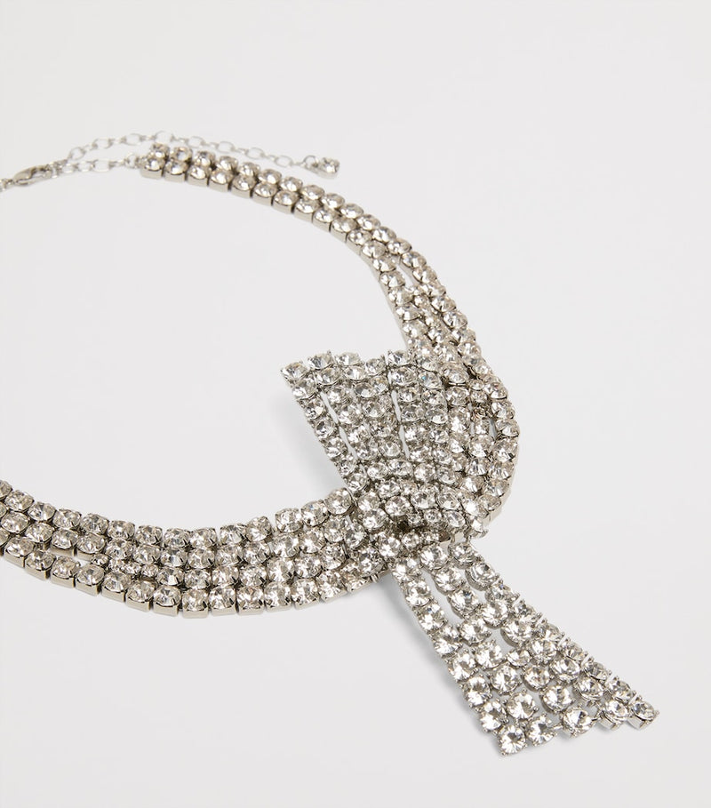 Marina Rinaldi rhinestone butterfly choker 45cm, imported from the UK