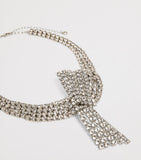 Marina Rinaldi rhinestone butterfly choker 45cm, imported from the UK