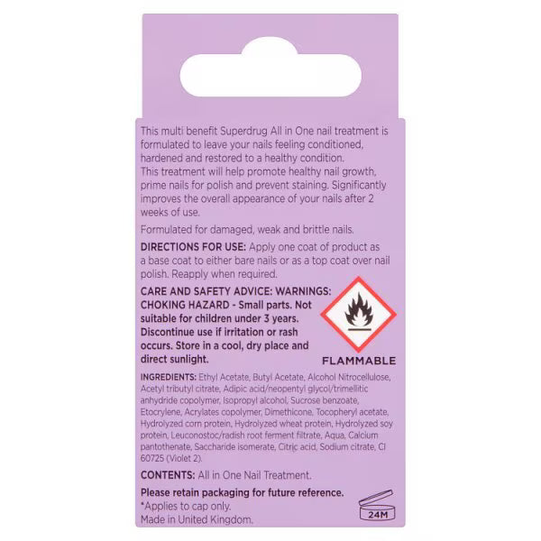 Superdrug All in One nail treatment (British brand)