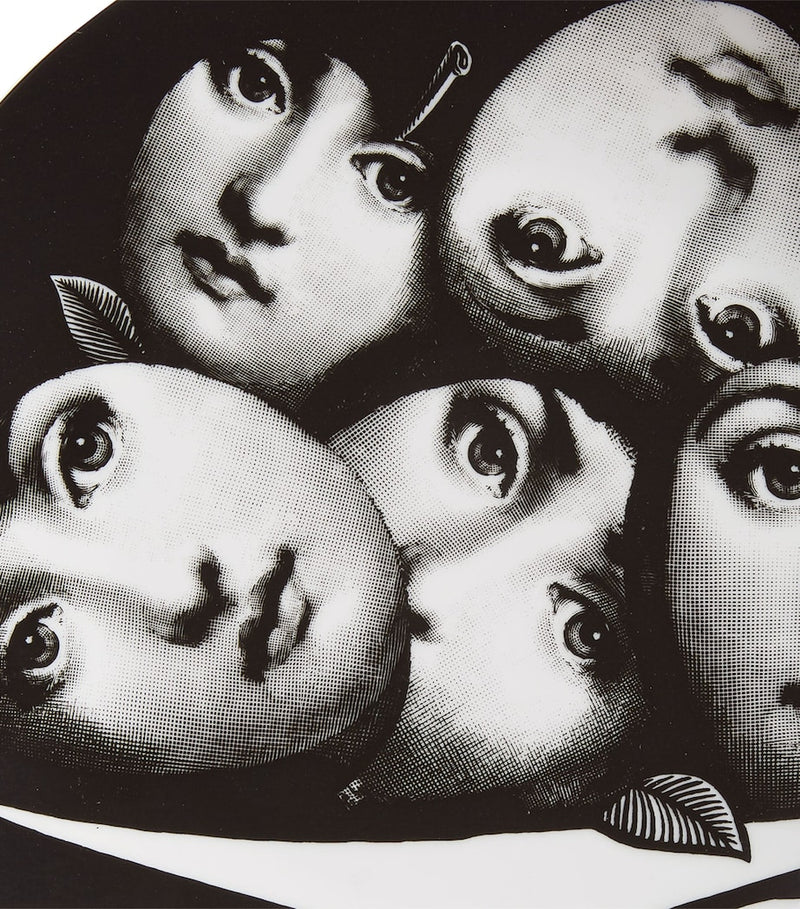 Fornasetti Tema e Variazioni No. 104 wall plate 26cm - British product