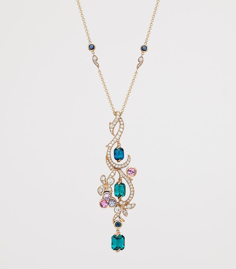 Boodles Royal Damask pendant necklace, UK version