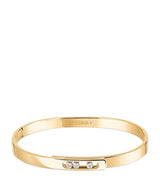 Harrods Messika Move Noa Yellow Gold and Diamond Bangle (0.11ct)- Buy online at McGrocer