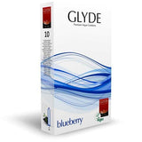 Glyde Ultra Blueberry vegan condoms 10 pack - British product
