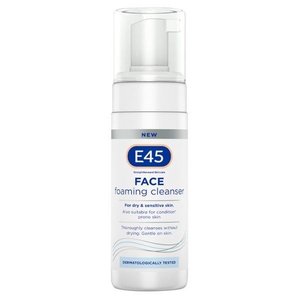 E45 Face Foaming Cleanser For Dry & Sensitive Skin 150ml