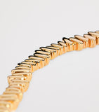 Suzanne Kalan rose gold golden tennis bracelet, imported from the UK