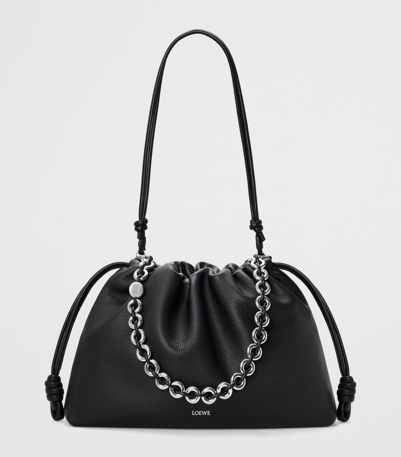 LOEWE Flamenco Large Leather Shoulder Bag, imported from the UK