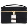 Superdrug black vanity cosmetic bag makeup organizer storage (British brand)