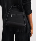 Pleats Please Issey Miyake bias pleats top-handle bag, imported from the UK
