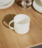 The Conran Shop Arc bone china mug, approx. 9cm x 9cm (British brand)