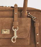 Sandro Paris suede top-handle bag - British product