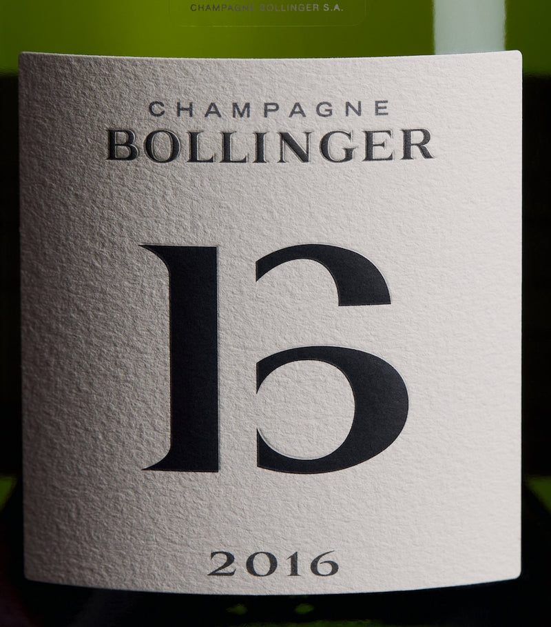 Bollinger champagne B16 Brut 2016 75cl, UK version