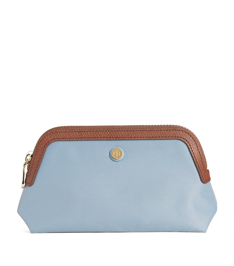 Harrods small wash bag in recycled nylon, UK version