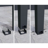 Palram Canopia Stockholm 11ft 2" x 26ft 4" (3.4 x 8.1m) Aluminium Patio Cover - McGrocer