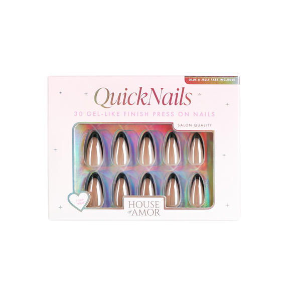House of Amor press-on nails Glazed Unfazed style, UK version