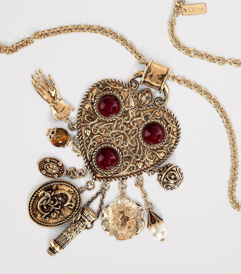 Chloé heart pendant necklace, UK version