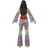 Smiffys Hippie Flower Power Costume with accessories, imported from the UK
