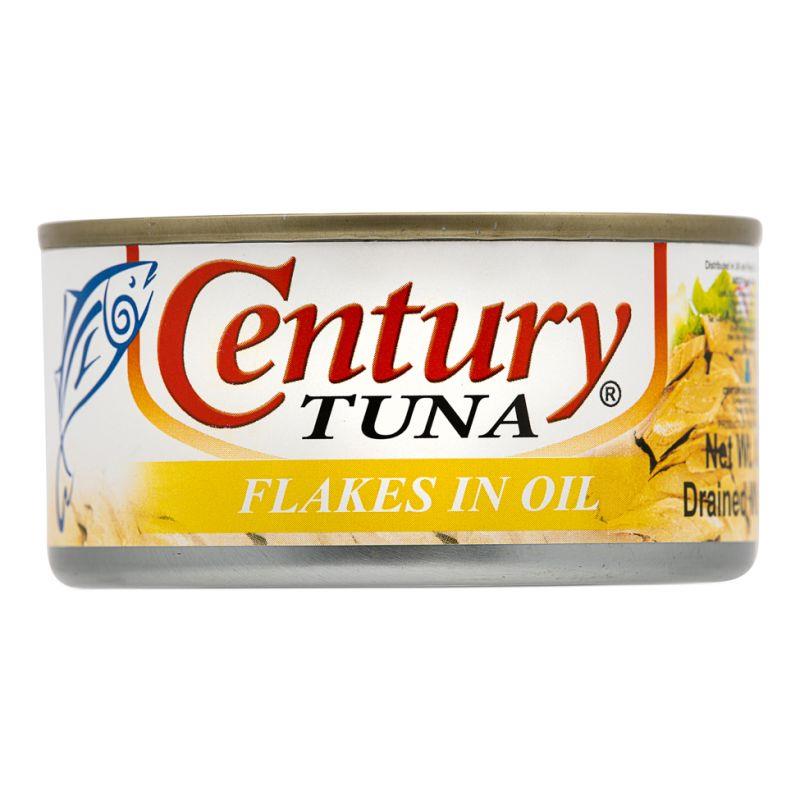 Century tuna flakes in oil from the Western Pacific, UK version