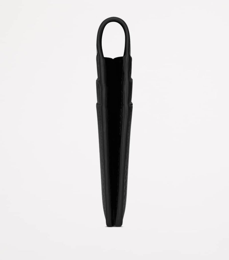 Saint Laurent reversible leather card holder with 6 slots, imported from the UK