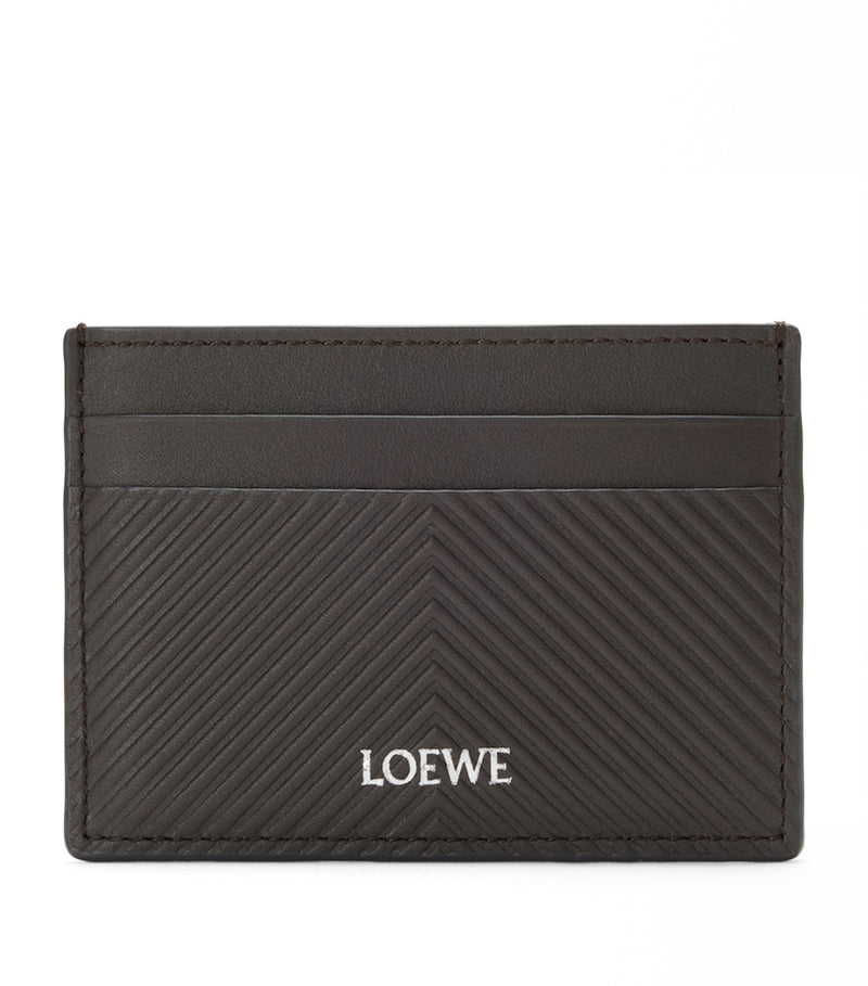 LOEWE leather chevron card holder - British product