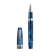 Harrods Sterling Silver-Trim Rollerball Pen with Lightweight Celluloid Body, 14cm Length- Buy online at McGrocer
